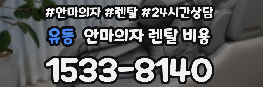 유동 안마의자 렌탈 비용