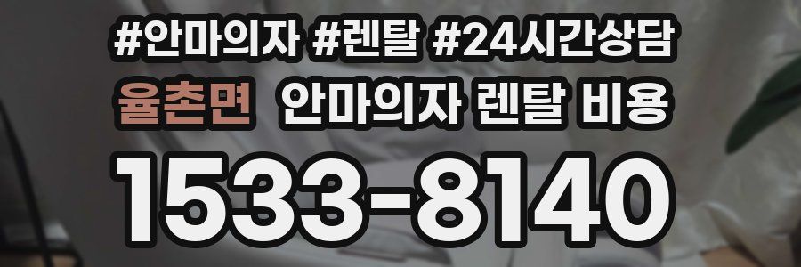 율촌면 안마의자 렌탈 비용
