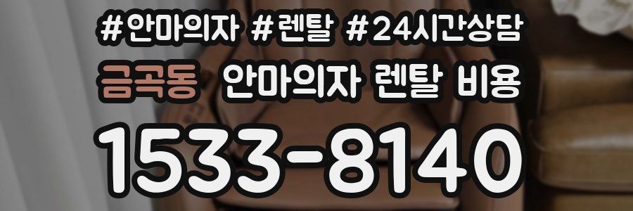 금곡동 안마의자 렌탈 비용