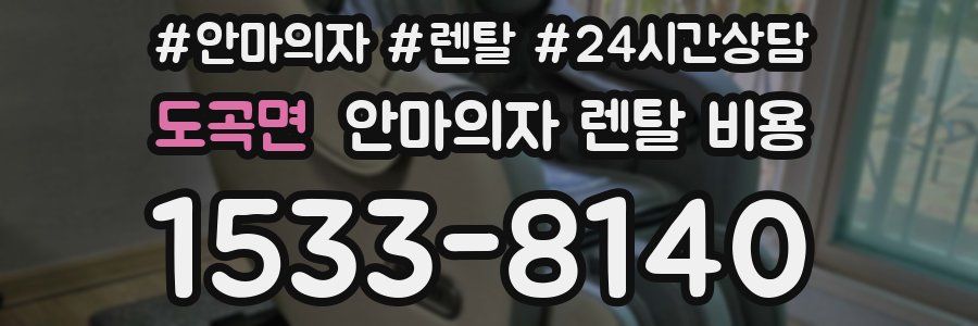 도곡면 안마의자 렌탈 비용