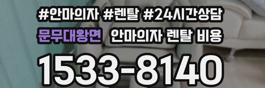 문무대왕면 안마의자 렌탈 비용