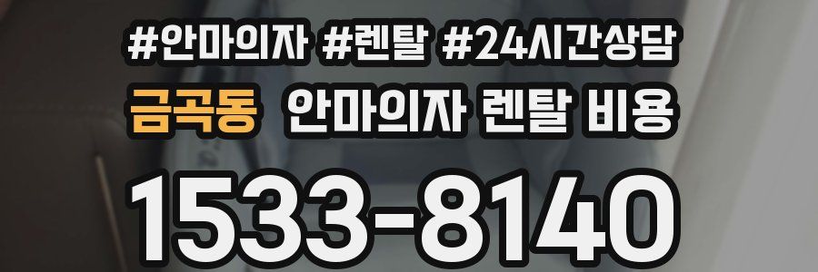 금곡동 안마의자 렌탈 비용