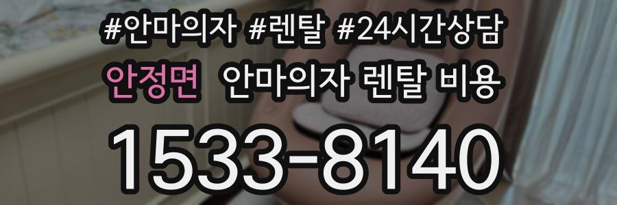 안정면 안마의자 렌탈 비용