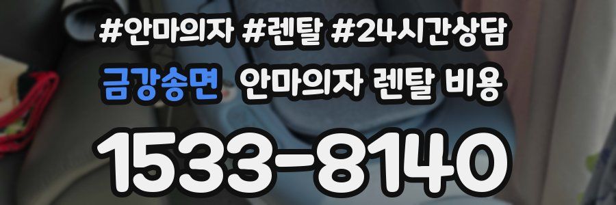 금강송면 안마의자 렌탈 비용