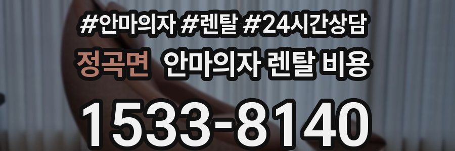 정곡면 안마의자 렌탈 비용