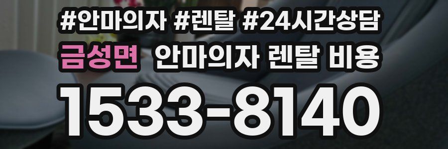 금성면 안마의자 렌탈 비용