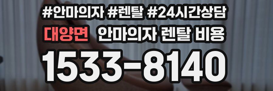 대양면 안마의자 렌탈 비용