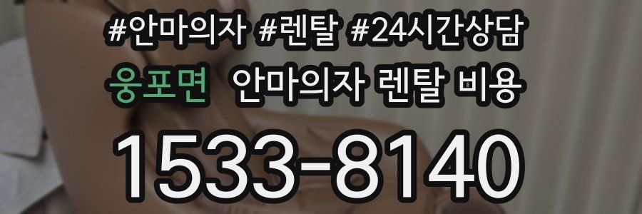 웅포면 안마의자 렌탈 비용