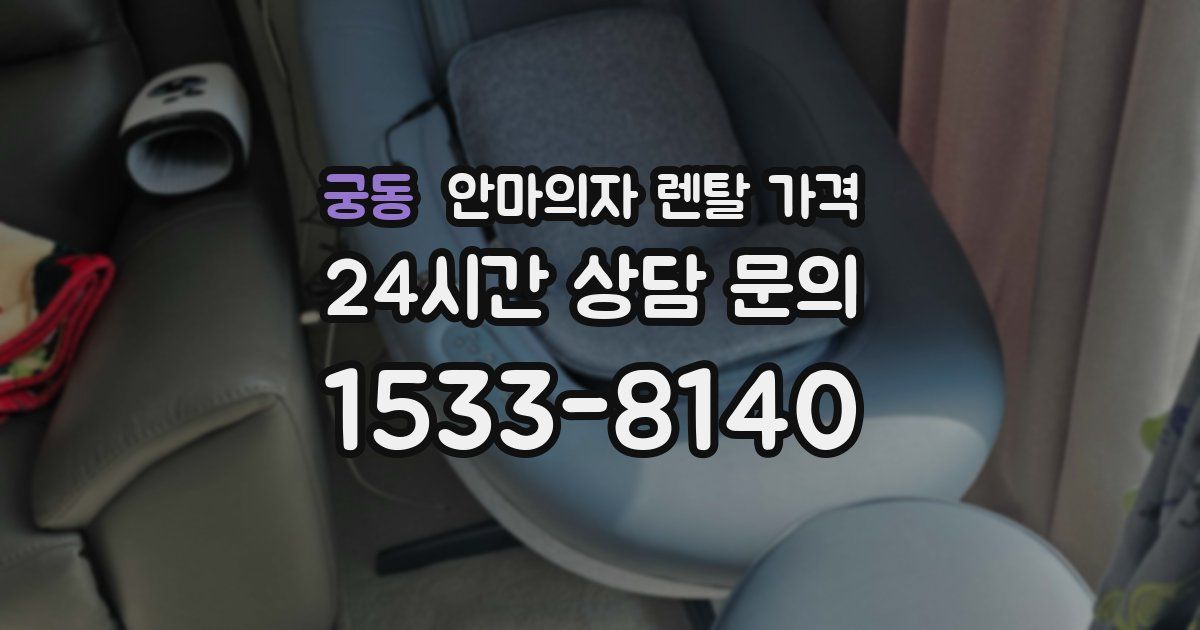 궁동 안마의자 렌탈 가격