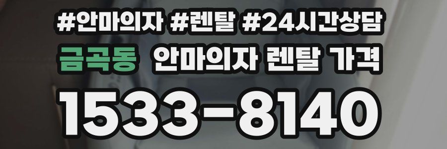 금곡동 안마의자 렌탈 가격
