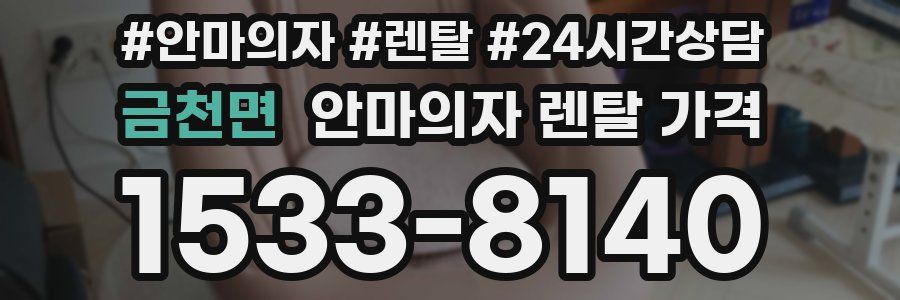 금천면 안마의자 렌탈 가격