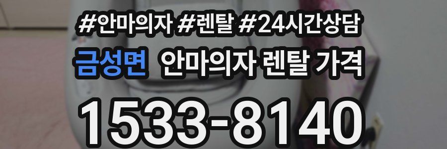 금성면 안마의자 렌탈 가격