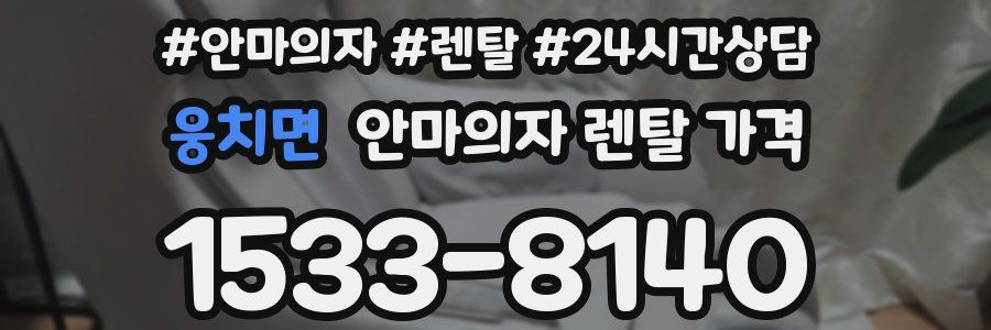 웅치면 안마의자 렌탈 가격