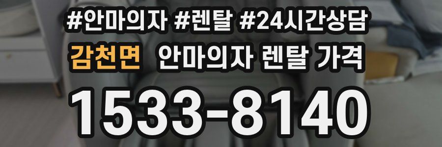 감천면 안마의자 렌탈 가격
