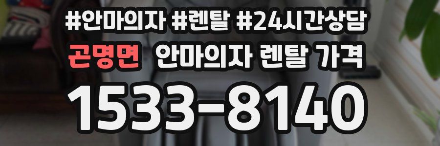곤명면 안마의자 렌탈 가격