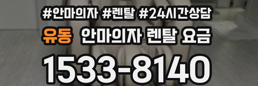 유동 안마의자 렌탈 요금