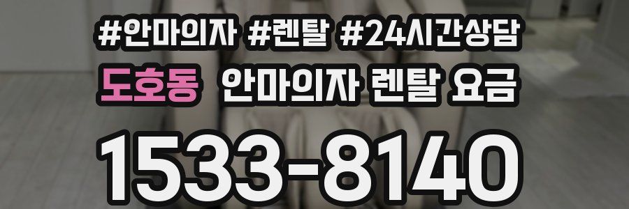 도호동 안마의자 렌탈 요금