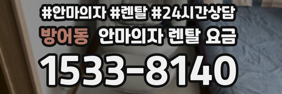 방어동 안마의자 렌탈 요금