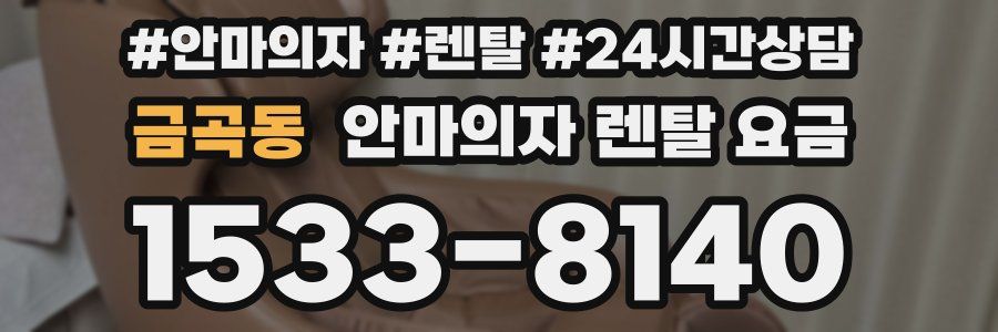 금곡동 안마의자 렌탈 요금