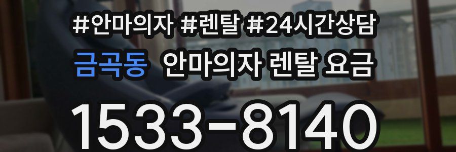 금곡동 안마의자 렌탈 요금