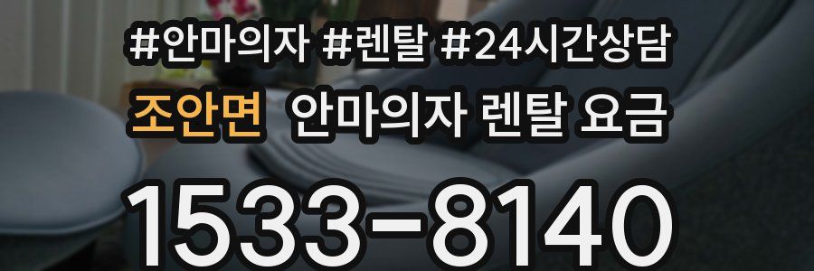 조안면 안마의자 렌탈 요금