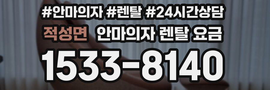 적성면 안마의자 렌탈 요금
