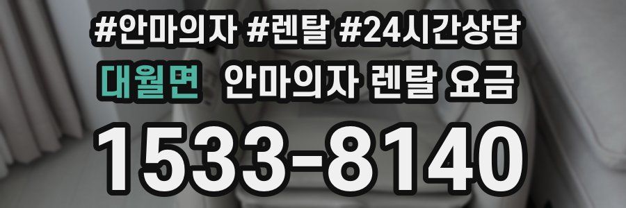 대월면 안마의자 렌탈 요금