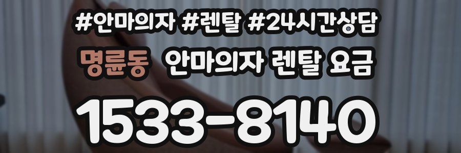 명륜동 안마의자 렌탈 요금