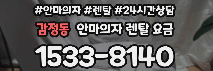감정동 안마의자 렌탈 요금