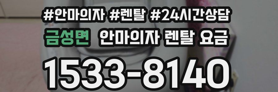 금성면 안마의자 렌탈 요금