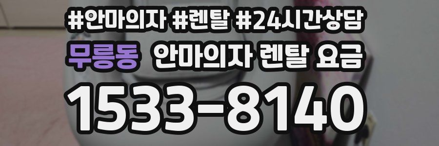 무릉동 안마의자 렌탈 요금