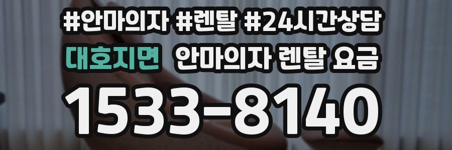대호지면 안마의자 렌탈 요금