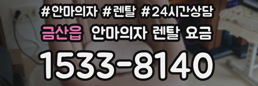 금산읍 안마의자 렌탈 요금