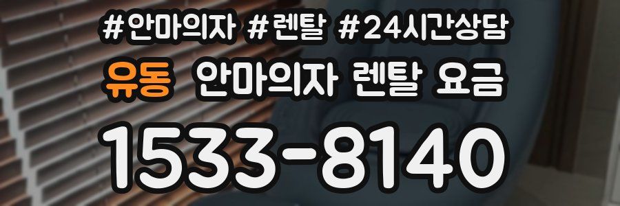 유동 안마의자 렌탈 요금