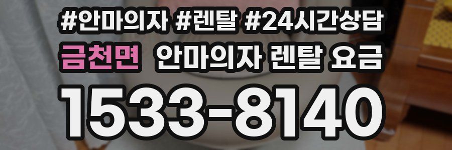 금천면 안마의자 렌탈 요금