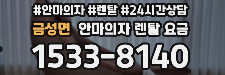 금성면 안마의자 렌탈 요금
