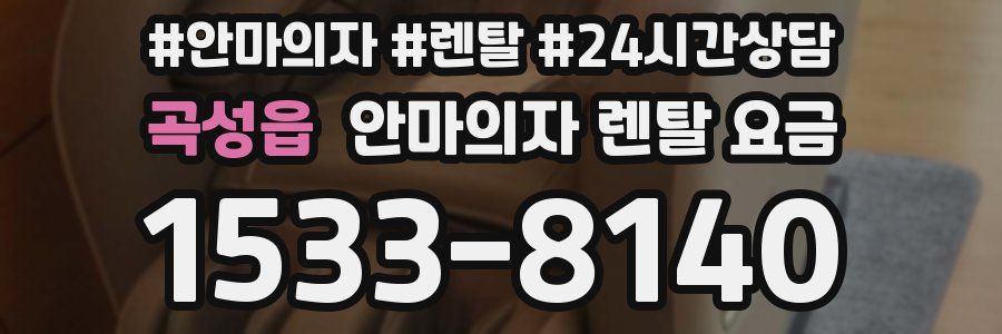 곡성읍 안마의자 렌탈 요금