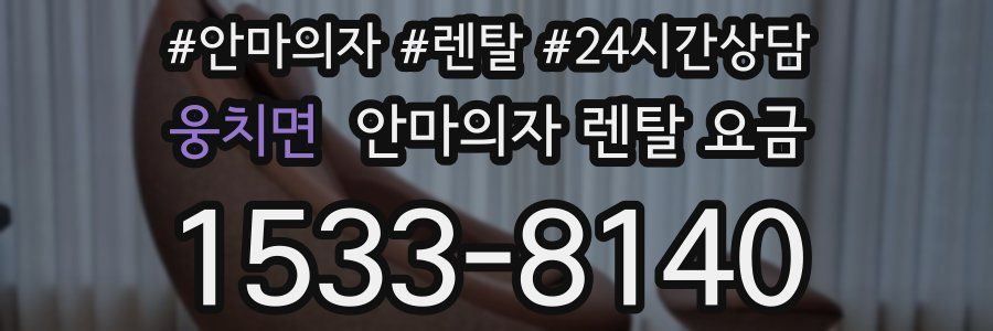 웅치면 안마의자 렌탈 요금