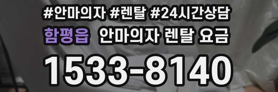 함평읍 안마의자 렌탈 요금