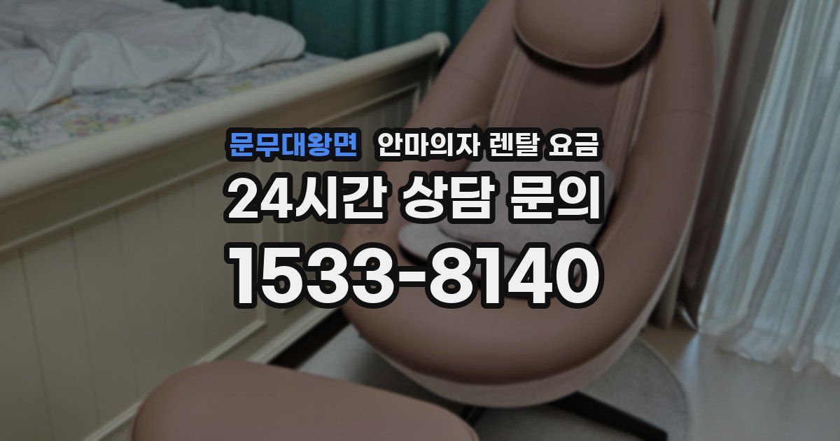 문무대왕면 안마의자 렌탈 요금