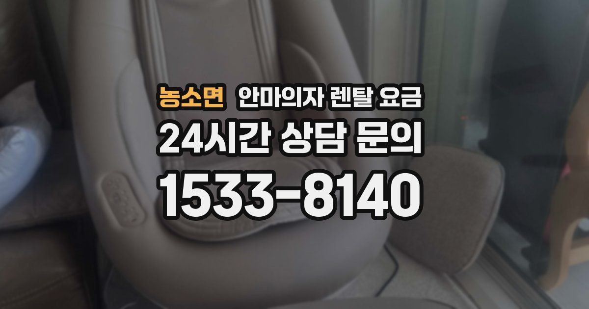 농소면 안마의자 렌탈 요금
