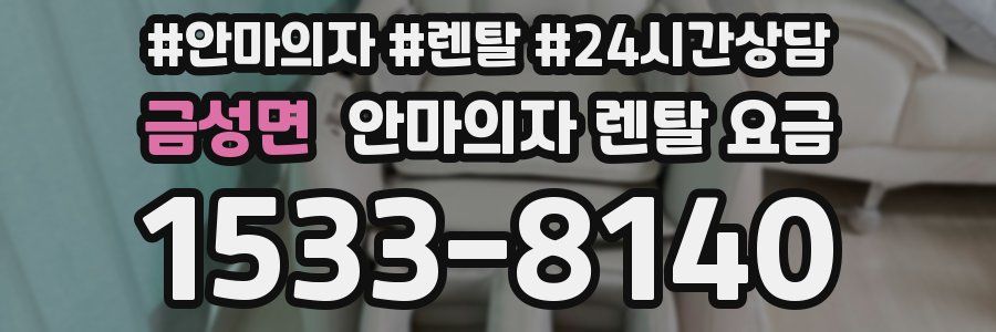 금성면 안마의자 렌탈 요금