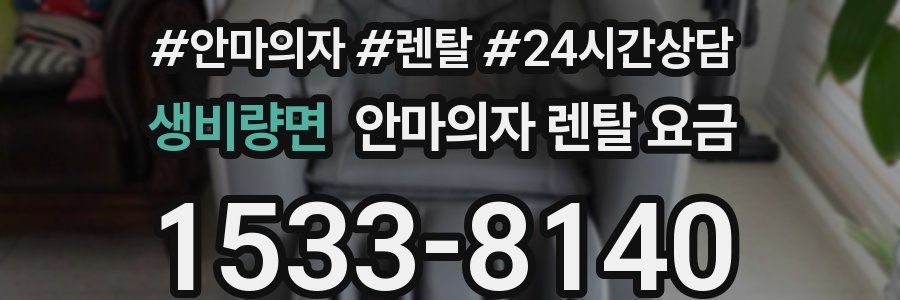 생비량면 안마의자 렌탈 요금