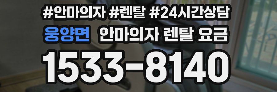 웅양면 안마의자 렌탈 요금