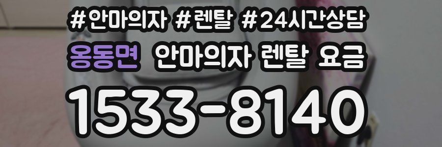 옹동면 안마의자 렌탈 요금