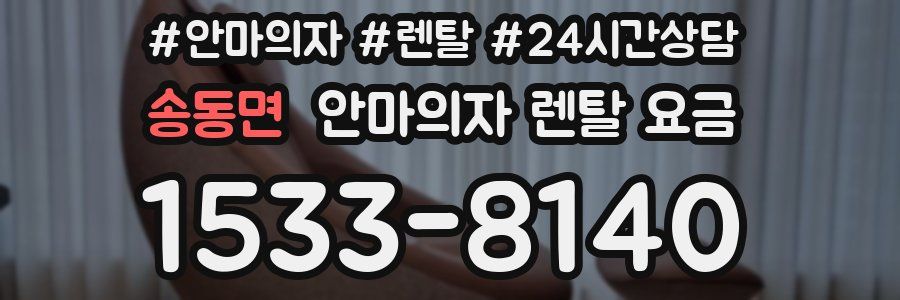 송동면 안마의자 렌탈 요금