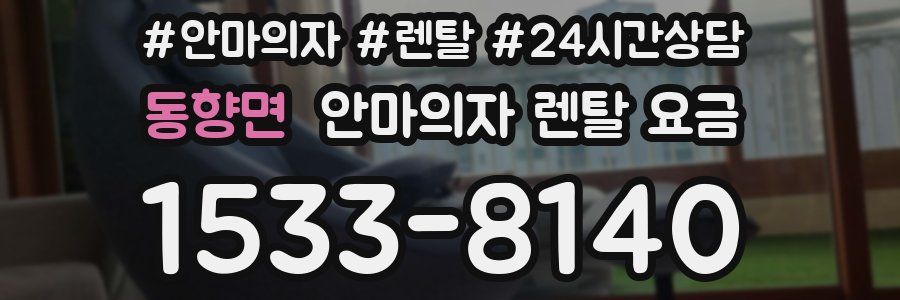동향면 안마의자 렌탈 요금
