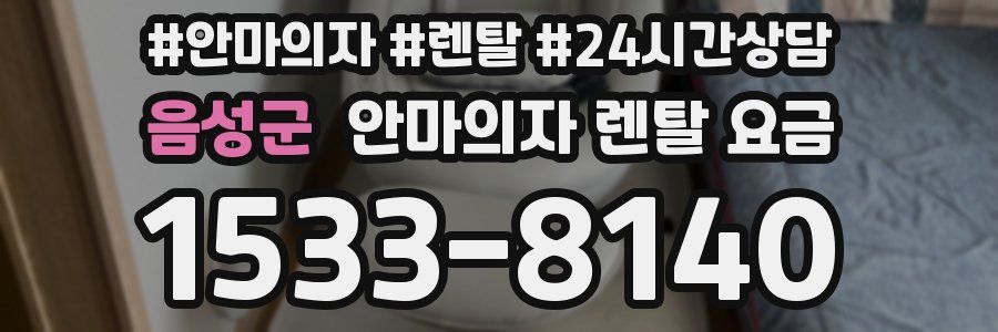 음성군 안마의자 렌탈 요금