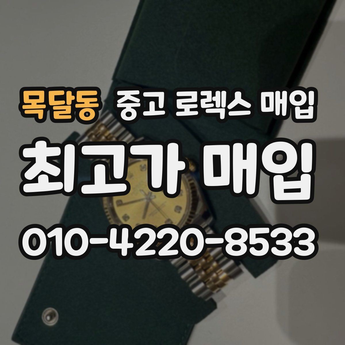 목달동 중고 로렉스 매입 정식 수입과 병행 수입 차이