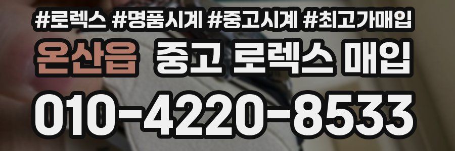온산읍 중고 로렉스 매입
